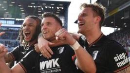 2024年03月03日 德甲-德米洛维奇两射一传蒂茨双响 奥格斯堡6-0大胜达姆斯塔特